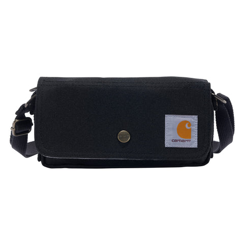 Carhartt Crossbody Horizontal Bag, Carries as a Crossbody or Waist Pack with Removable Strap, Black Carhartt