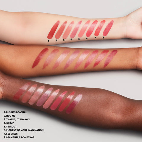 MAC Lustre Lipstick - HUG ME - Neutral flesh pink MAC