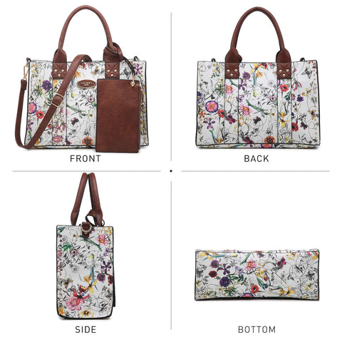 Dasein Women's Soft Vegan Leather Tote Bag Large Handbags Purses Work Shoulder Bag Satchel For Ladies Dasein