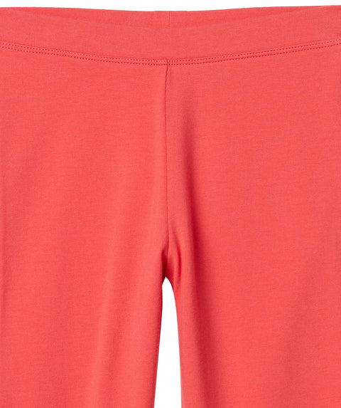 Amazon Essentials Toddler Girls' Leggings, Pack of 5, Black Stars/Grey/Orange/Peach Leaf Print/White Stripe, 3T