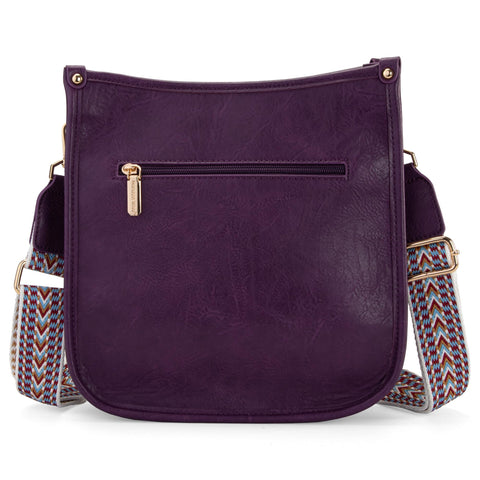 Montana West Crossbody Bags for Women Leather Hobo Cross Body Boho Purses Shoulder Bucket Handbags with Adjustable Strap,MWC-178BPP Montana West