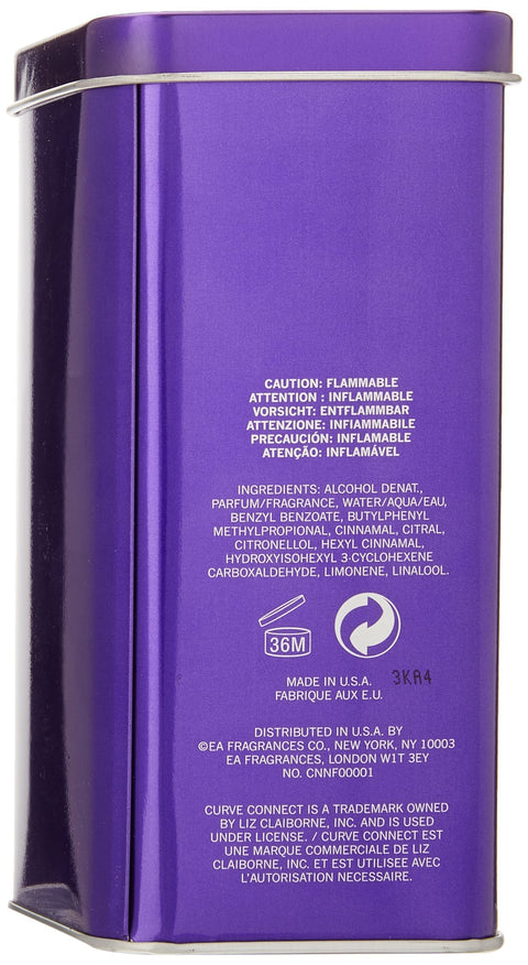 Curve Connect Eau De Toilette Perfume Spray, Perfume for Women 3.4oz (Pack of 2) Curve