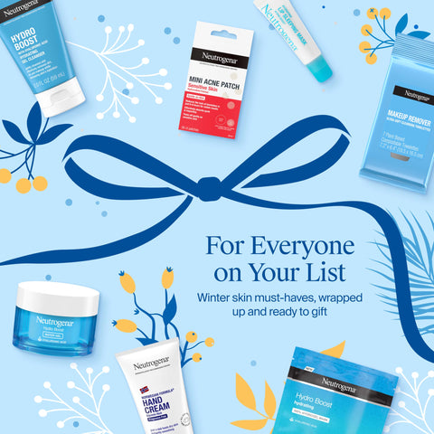 Neutrogena 7 Days of Skincare Set ($56.00 Value), Daily Skin Care Essentials – Face Wash, Facial Moisturizer, Makeup Remover Wipes, Pimple Patches & More, 7 Full & Travel Size Toiletries