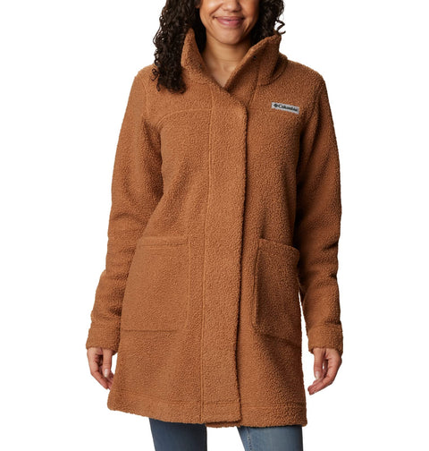 Columbia Women's Panorama Long Jacket, Camel Brown, Medium