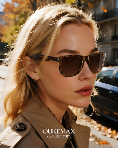 OUKEMAX Sunglasses-women Polarized Sunglasses-womens: Trendy Sun Glasses polarized UV400 Protection Fashion Sun glasses