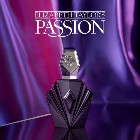 Elizabeth Taylor Women's Perfume, Passion, Eau De Toilette EDT Spray, 2.5 Fl Oz & Body Powder for Women, Passion, 2.6 Oz Elizabeth Taylor
