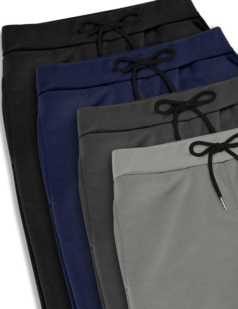 Guicizi Boys Joggers Sweatpants Black Grey Athletic Track Running Sports Pants with Pockets Drawstring 4T 5T Boys Clothes Kids Activewear