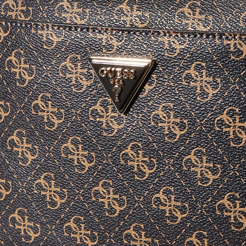 GUESS Meridian Camera Bag, Brown Logo GUESS