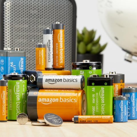 Amazon Basics 100-Pack AA Alkaline High-Performance Batteries, 1.5 Volt, 10-Year Shelf Life Amazon Basics