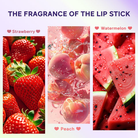 Glam Code Tinted Lip Balm Trio, Moisturizing Lipstick with Shea Butter, Hydrating Lip Makeup Set for Women & Girls, Vegan Formula, Cream Finish, Cruelty-free (3-Count, 01)