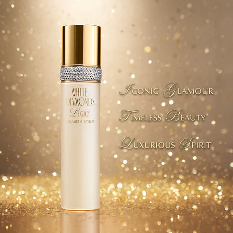 Elizabeth Taylor White Diamonds Legacy Eau de Toilette Spray, Perfume for Women, 1.0 fl. oz (Pack of 2) Elizabeth Taylor