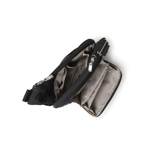 Baggallini Criss Cross Travel Crossbody Bag, Black, One Size Baggallini