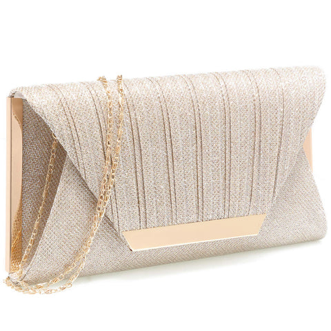 clutches for women evening bag purses and handbags evening clutch purs Silver clutch purses for women wedding(Champagne) Mihawk