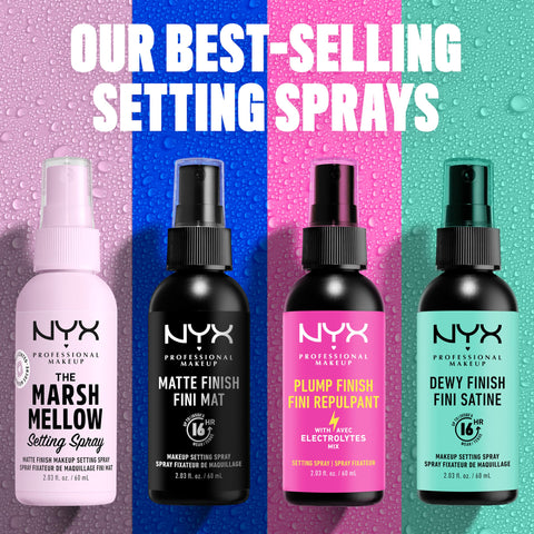 NYX PROFESSIONAL MAKEUP Makeup Setting Spray - Matte Finish, Long-Lasting Face Mist for up to 16HR Wear, Vegan Formula NYX PROFESSIONAL MAKEUP