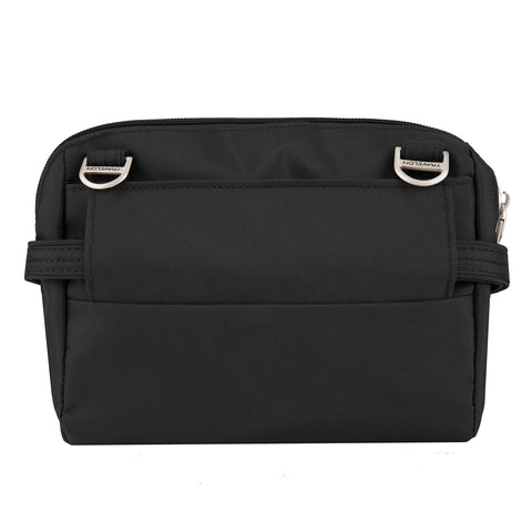 Travelon Women's Classic Convertible Crossbody & Waist Pack, Black, 8 x 7 x 2 Travelon