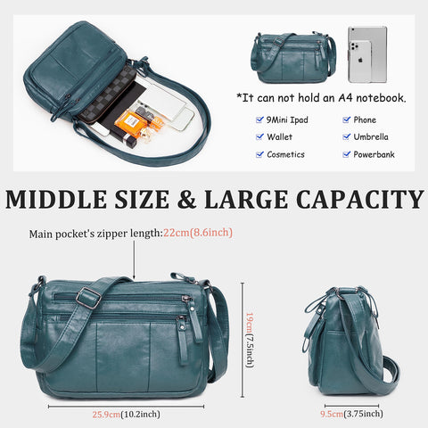 VOLGANIK ROCK Purses for Women Soft PU Leather Shoulder Bag Ladies Crossbody Purse and handbags Lightweight Pocketbook VOLGANIK ROCK