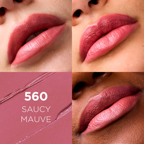 L’Oréal Paris Colour Riche Original Creamy, Hydrating Satin Lipstick with Argan Oil and Vitamin E, Saucy Mauve , 1 Count L'Oreal Paris