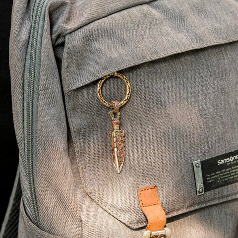 COPPERTIST.WU Arrowhead Capsule Pendant 2.0 Necklace for Men Women - Historical Replica Jewelry with Storage Function (Brass)