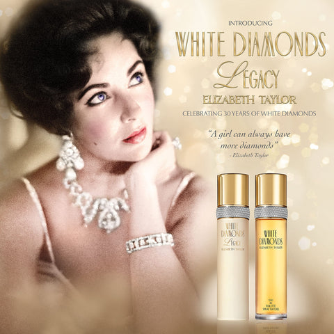 Elizabeth Taylor White Diamonds Legacy Eau de Toilette Spray, Perfume for Women, 1.0 fl. oz (Pack of 2) Elizabeth Taylor