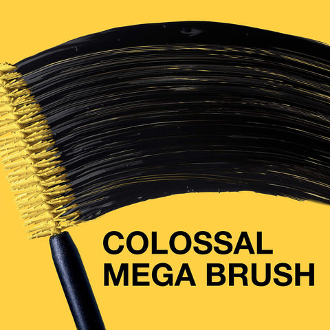 Maybelline Volum' Express Colossal Washable Mascara Makeup, Volumizing, Classic Black, 2 Count