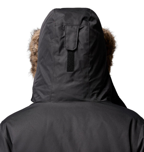 Columbia Womens Suttle Mountain Long Insulated Jacket, Black, X-Small