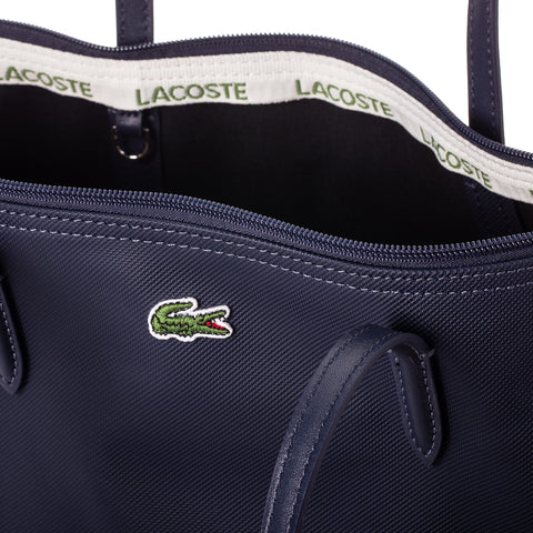 Lacoste Women's L.12.12 Small Tote Bag Shoulder Handbag, Eclipse, One Size Lacoste