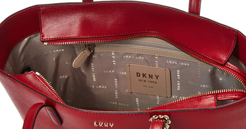 DKNY womens Dkny Bryant Md Tote, Bright Red, One Size US DKNY