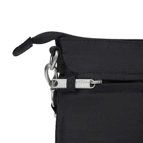 Baggallini Womens Anti-theft Memento Crossbody Bag Cross Body, Black, One Size US Baggallini