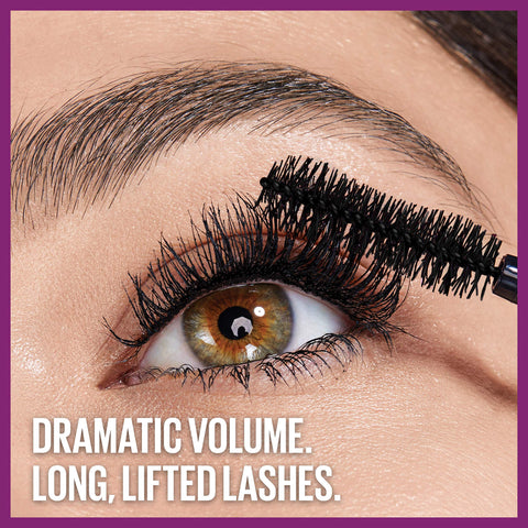 Maybelline The Falsies Lash Lift Washable Mascara Volumizing, Lengthening, Lifting, Curling, Multiplying, Eye Makeup, Blackest Black, 1 Count MAYBELLINE