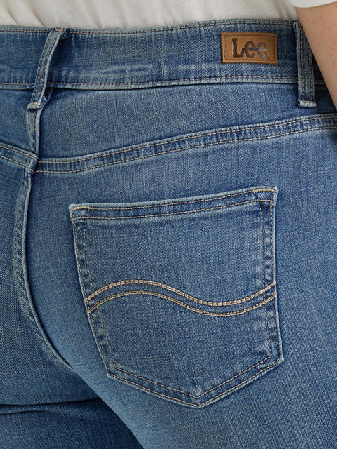 Lee Women's Ultra Lux Comfort with Flex Motion Bootcut Jean Majestic 12 Long