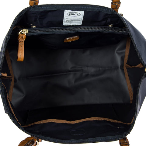 Bric's Sportina X-Bag - Large Tote Bag - 3-Way Shopper Shoulder Bag - Designer Handbag for Travel and Work, Navy Bric's