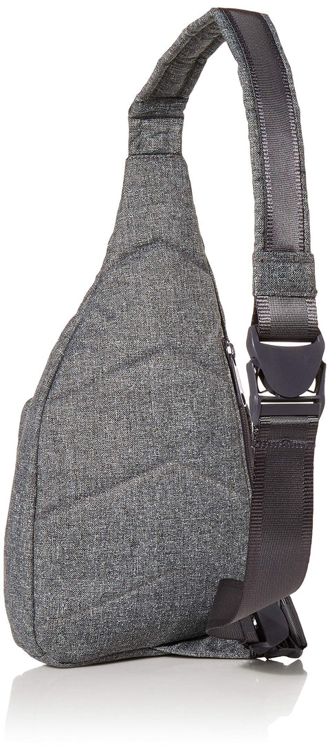 Vera Bradley Women's Recycled Lighten Up Reactive Mini Sling Backpack, Gray Heather, One Size Vera Bradley