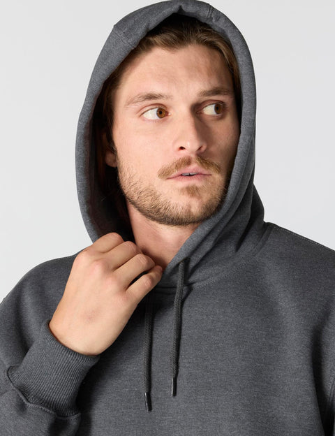 Carhartt mens Rain Defender Paxton Heavyweight Hooded Sweatshirt work utility shirts, Carbon Heather 2, Large US