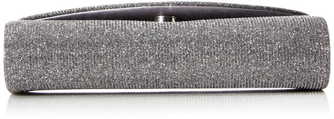 Jessica McClintock womens Vienna Sparkle & Shine Flap wristlet handbags, Pewter, One Size US Jessica McClintock