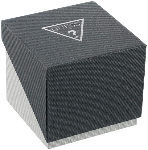 GUESS Stainless Steel + Pink Crystal Bracelet Watch. Color: Silver-Tone (Model: U1062L2)