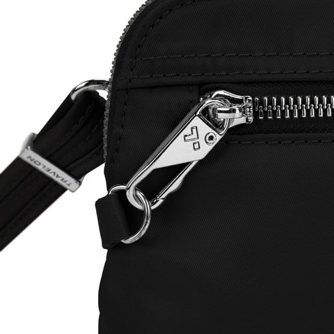 Travelon Anti-Theft Tailored Convertible Crossbody Clutch, Onyx Travelon