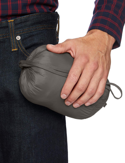 Amazon Essentials Men's Packable Lightweight Water-Resistant Puffer Jacket (Available in Big & Tall), Grey, 4X-Large Big