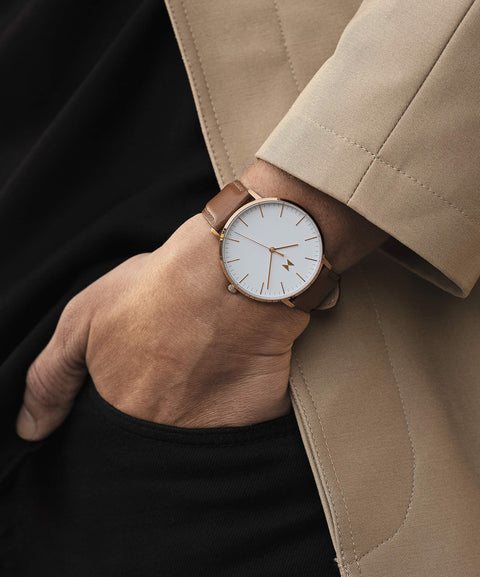 MVMT Men’s Legacy Slim Watch - Analog Watch for Men - Minimalist, Water Resistant 3 ATM/30 Meters Men’s Dress Watch - Premium Japanese Quartz Men’s Wristwatch - 42mm MVMT