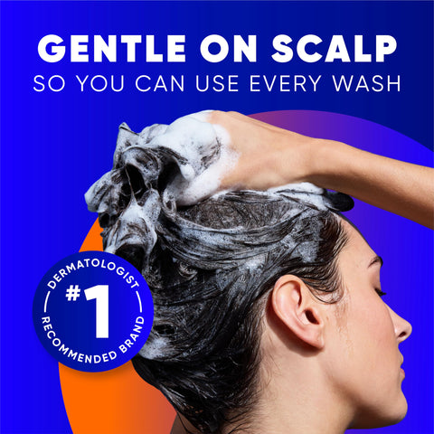 Head & Shoulders Anti-Dandruff Shampoo, Clinical Strength Dry Scalp Rescue Shampoo Twin Pack, 1% Selenium Sulfide, Seborrheic Dermatitis Relief, Dry Scalp 13.5 fl oz Each