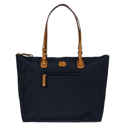 Bric's Sportina X-Bag - Large Tote Bag - 3-Way Shopper Shoulder Bag - Designer Handbag for Travel and Work, Navy Bric's