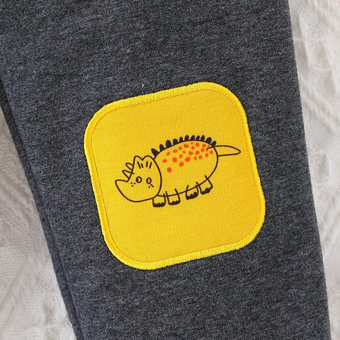 4 5 t Toddler Baby Boy Clothing Sets Little Dinosaur Printed Long Sleeve Tops Sweatshirt Hoodies Pants Kids 2pcs Outfits Fall Winter(4-5)