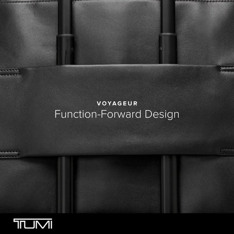 TUMI - Voyageur Lynn Leather Tote Bag - Black TUMI