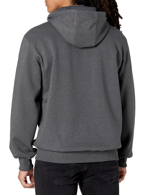 Carhartt mens Rain Defender Paxton Heavyweight Hooded Sweatshirt Shirt, Carbon Heather, X-Large US