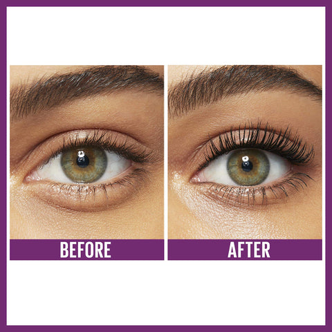 Maybelline The Falsies Lash Lift Washable Mascara Volumizing, Lengthening, Lifting, Curling, Multiplying, Eye Makeup, Blackest Black, 1 Count MAYBELLINE