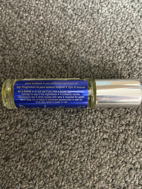 Pure Instinct Roll-On (3-Pack) - The Original Pheromone Infused Essential Oil Perfume Cologne - Unisex for Men and Women - TSA Ready