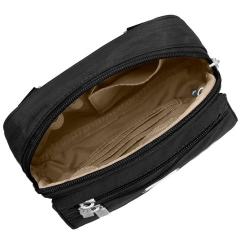 Baggallini Women's Rfid Journey Crossbody, Black/Sand Baggallini