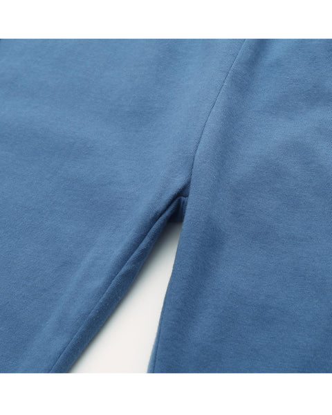 GFQLONG 4 Pack Toddler Boys and Girls Cotton Pants Lightweight Trousers, Kids Summer Casual Solid Sweatpants with Drawstring, Black+Blue+Grey+Navy, 7-8 Years