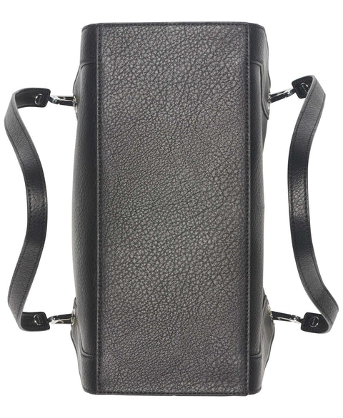 Calvin Klein Reyna Novelty Triple Compartment Shoulder Bag, Black/Silver Combo,One Size Calvin Klein