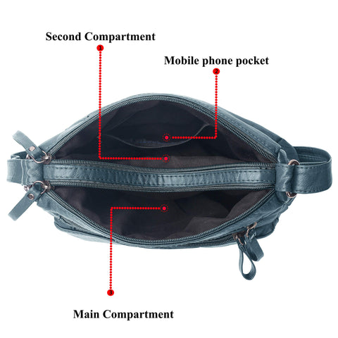 VOLGANIK ROCK Purses for Women Soft PU Leather Shoulder Bag Ladies Crossbody Purse and handbags Lightweight Pocketbook VOLGANIK ROCK