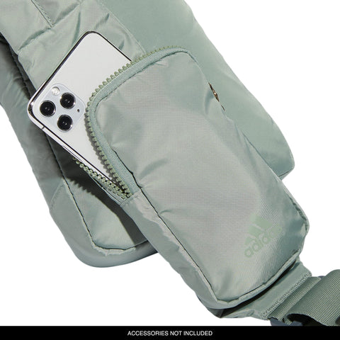 adidas Essentials 2 Sling Crossbody Bag, Silver Green/Gilver, One Size adidas
